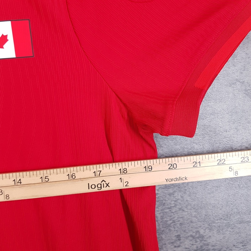 NIKE Court Team Canada Dri-FIT Tennis Polo Shirt Mens MEDIUM Red FD8720-688 - Picture 5 of 6